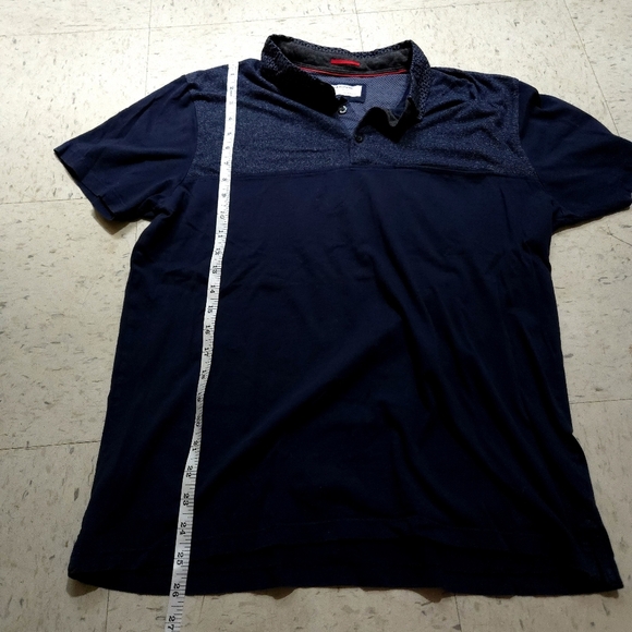 Denim & Flower | Men's Navy Polo Shirt - Picture 7 of 8